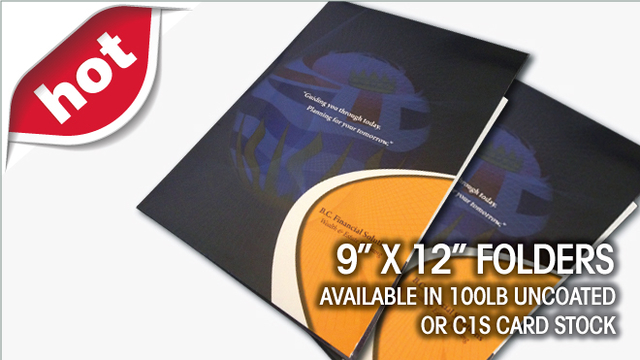 9" x 12" Folders