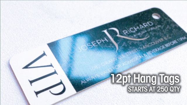 12pt Hang tags